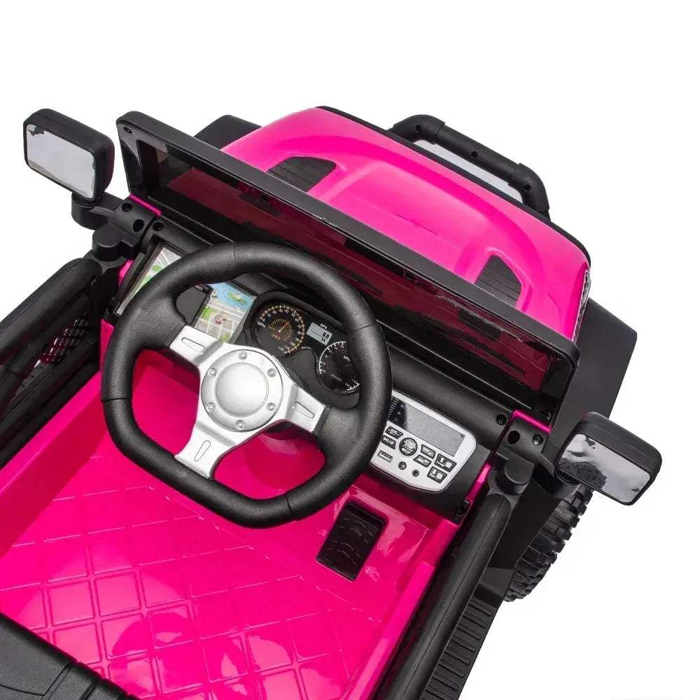 Electric Ride On Car For Kids With Remote Start Bluetooth - Image 3