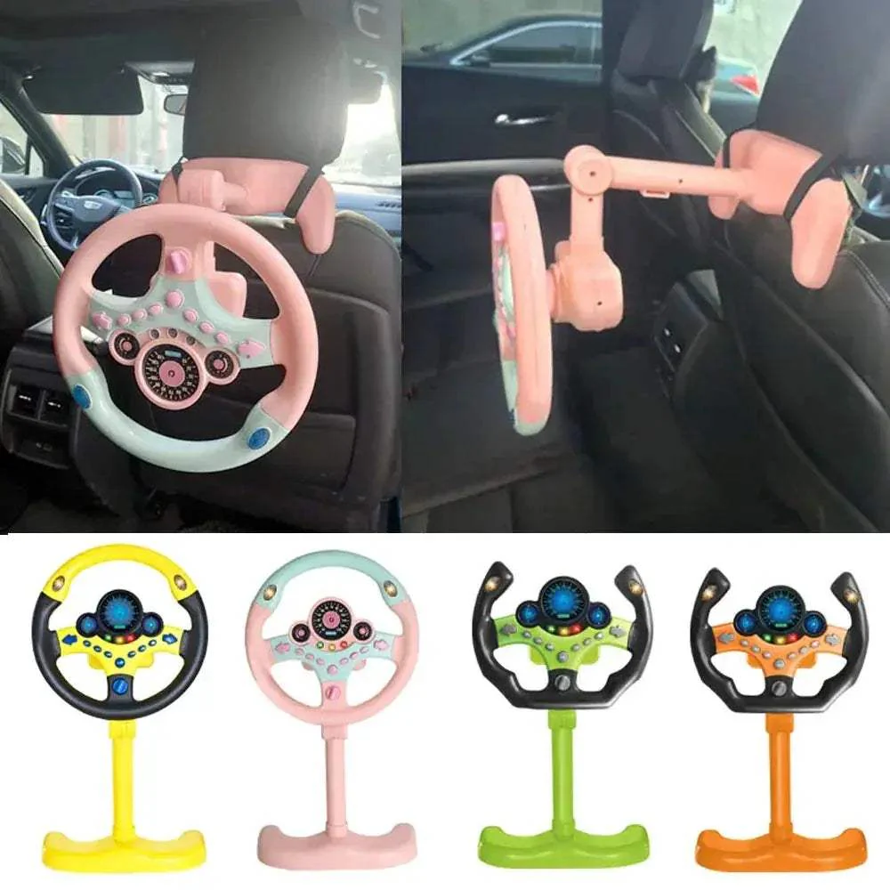 Educational Electric Driving Steering Wheel Toy With Lights And Sound