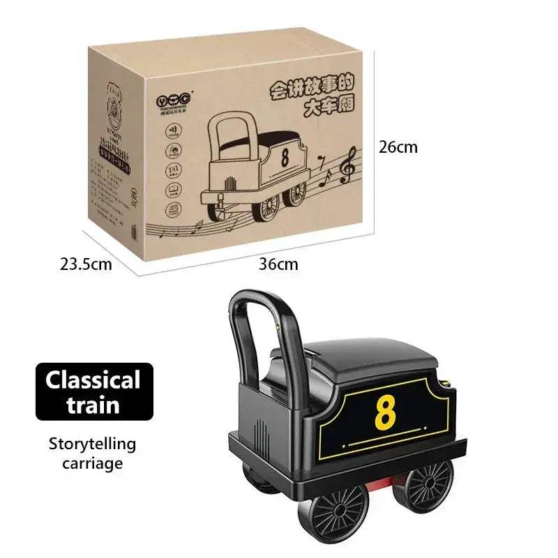 Electric Train Riding Toy For Kids With Realistic Diecast Design - Image 7