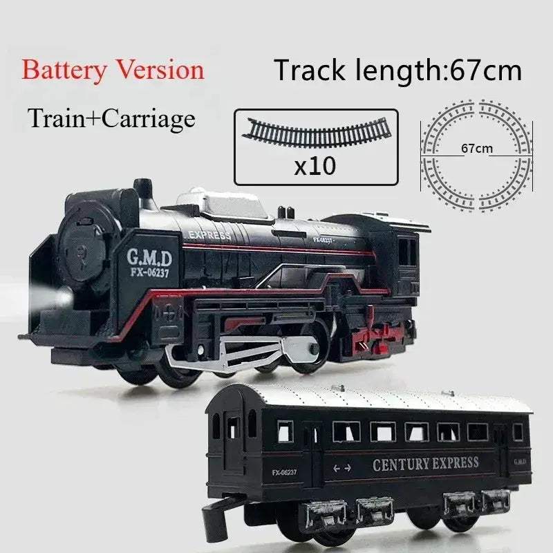 Electric Train Set With Light Up Tracks For STEM Learning - Image 15