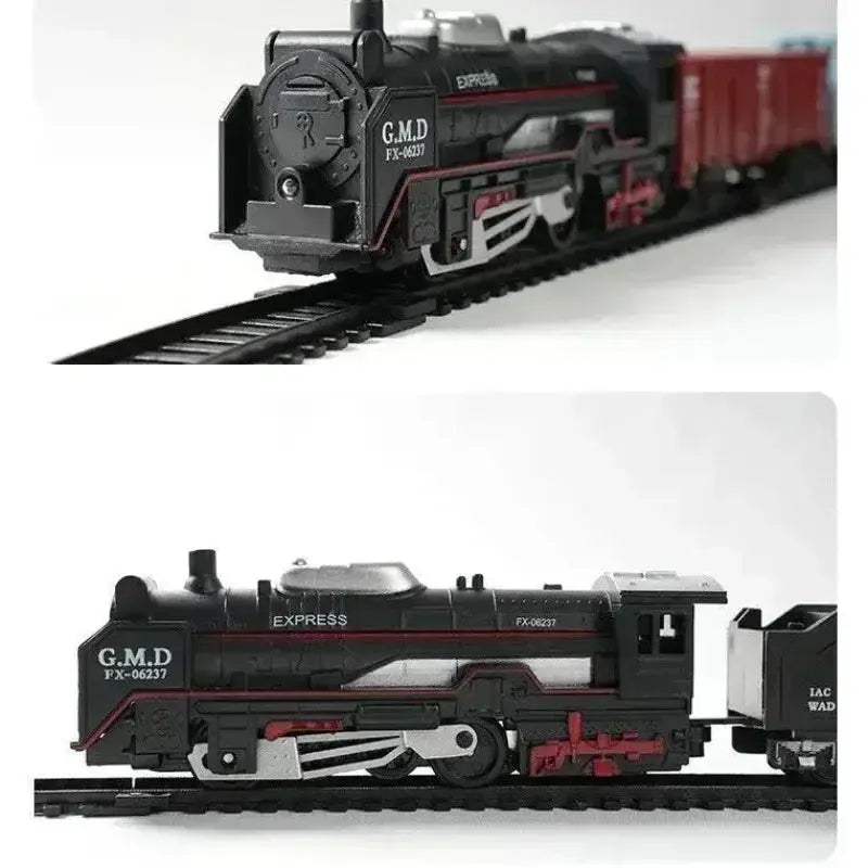 Electric Train Set With Light Up Tracks For STEM Learning - Image 2