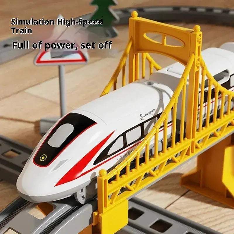 Electric Train Set With Track Playset For Kids Educational - Image 6