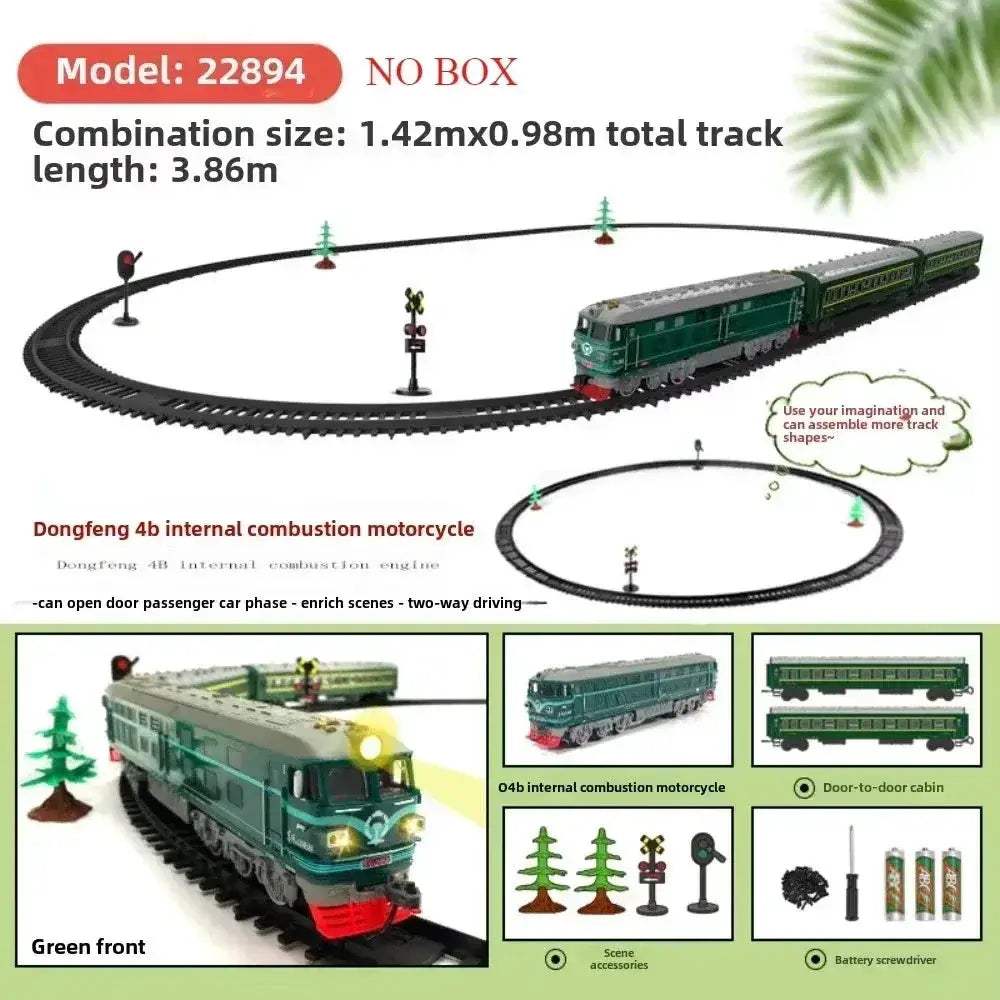 Electric Train Toy High-Speed Railway Set for Kids - Image 7