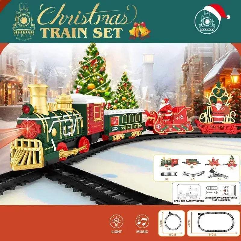 Electric Train Toy With Lights And Music For Christmas - Image 9