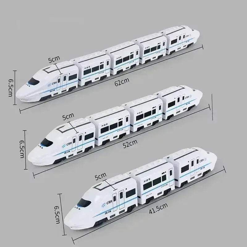 Electric Train Toy With Sound And Lights For Stem Learning - Image 6