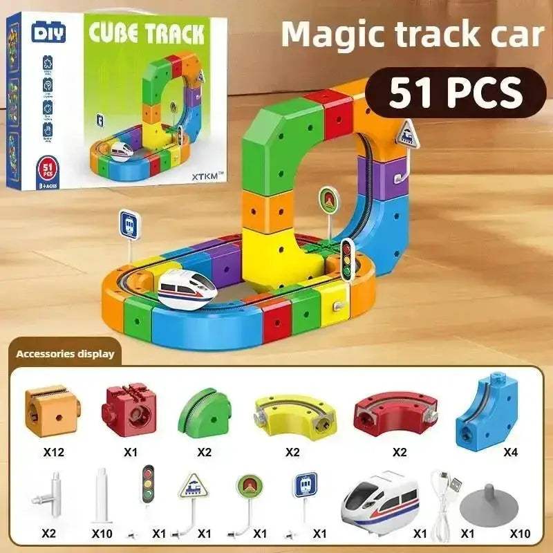 Electric Train Track Set for Kids with Anti Gravity - Image 8