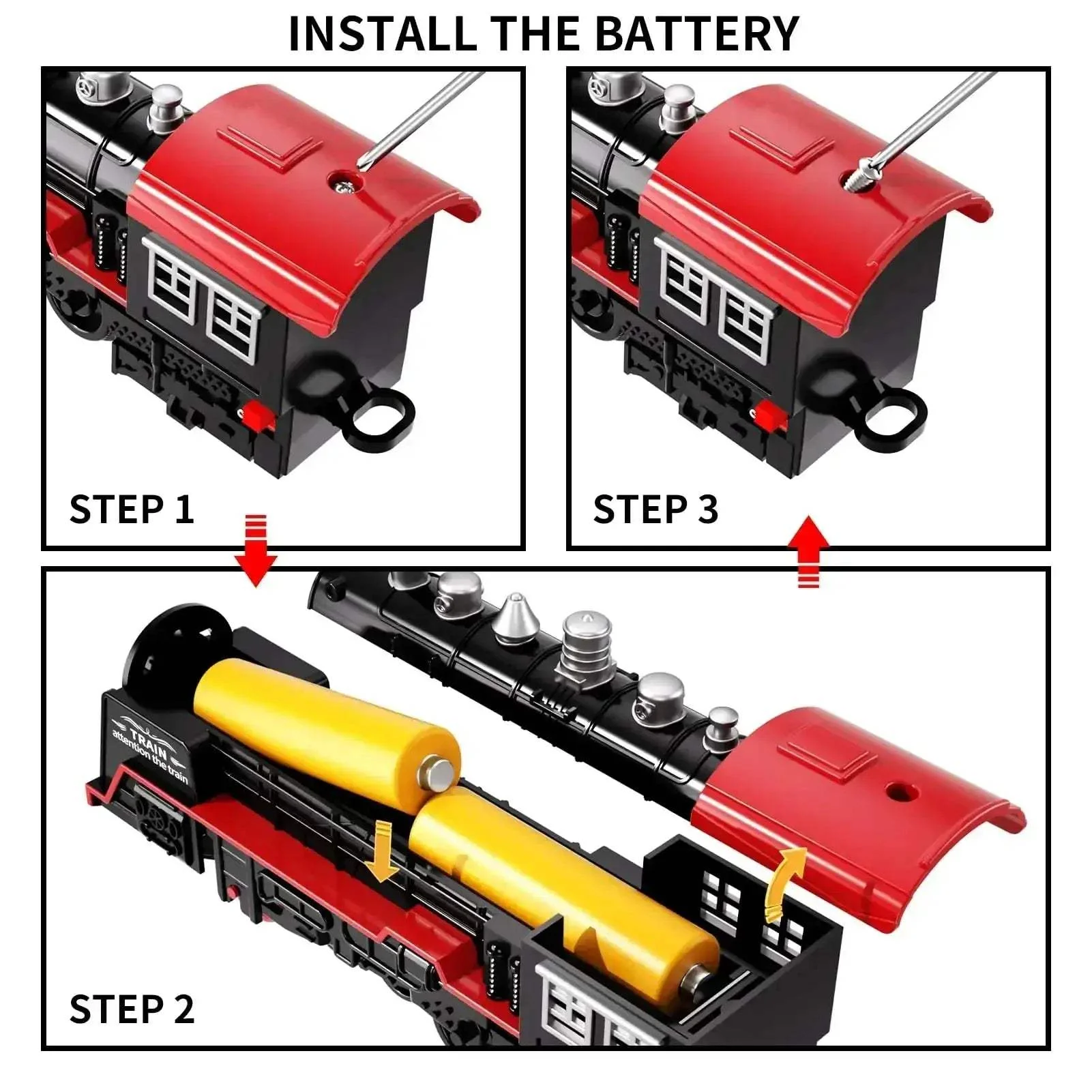 Electric Train Track Set With Lights And Sound STEM - Image 5