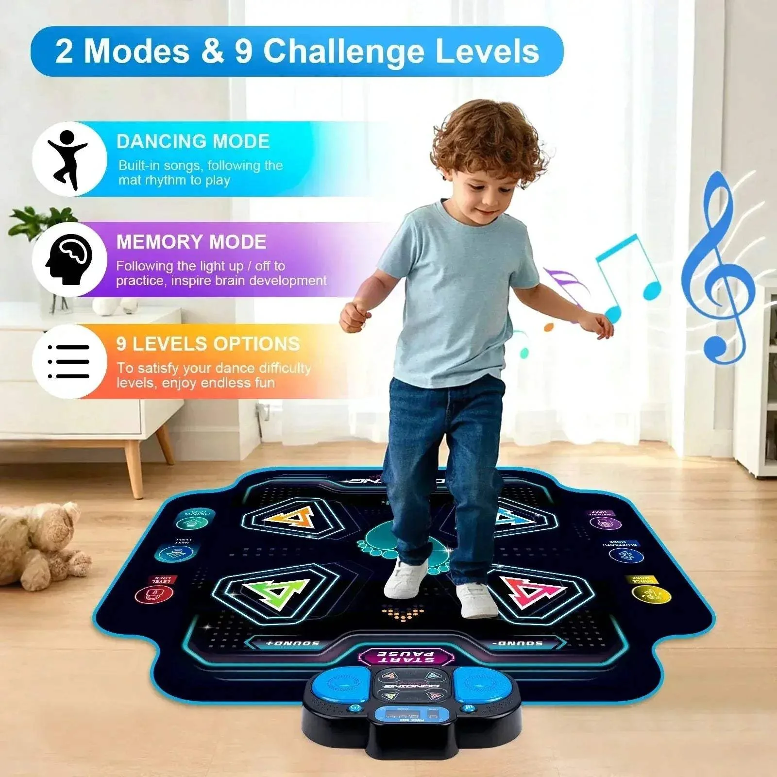 Electronic Dance Mat For Kids With 9 Levels And Music - Image 4