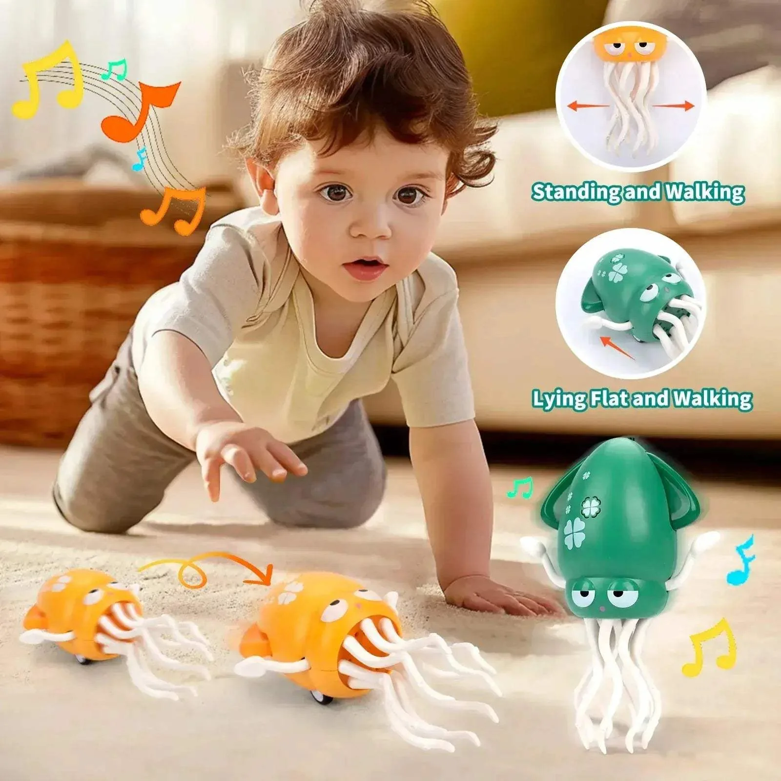 Electronic Pet Toy Interactive Musical Penguin Duck Octopus - Image 2