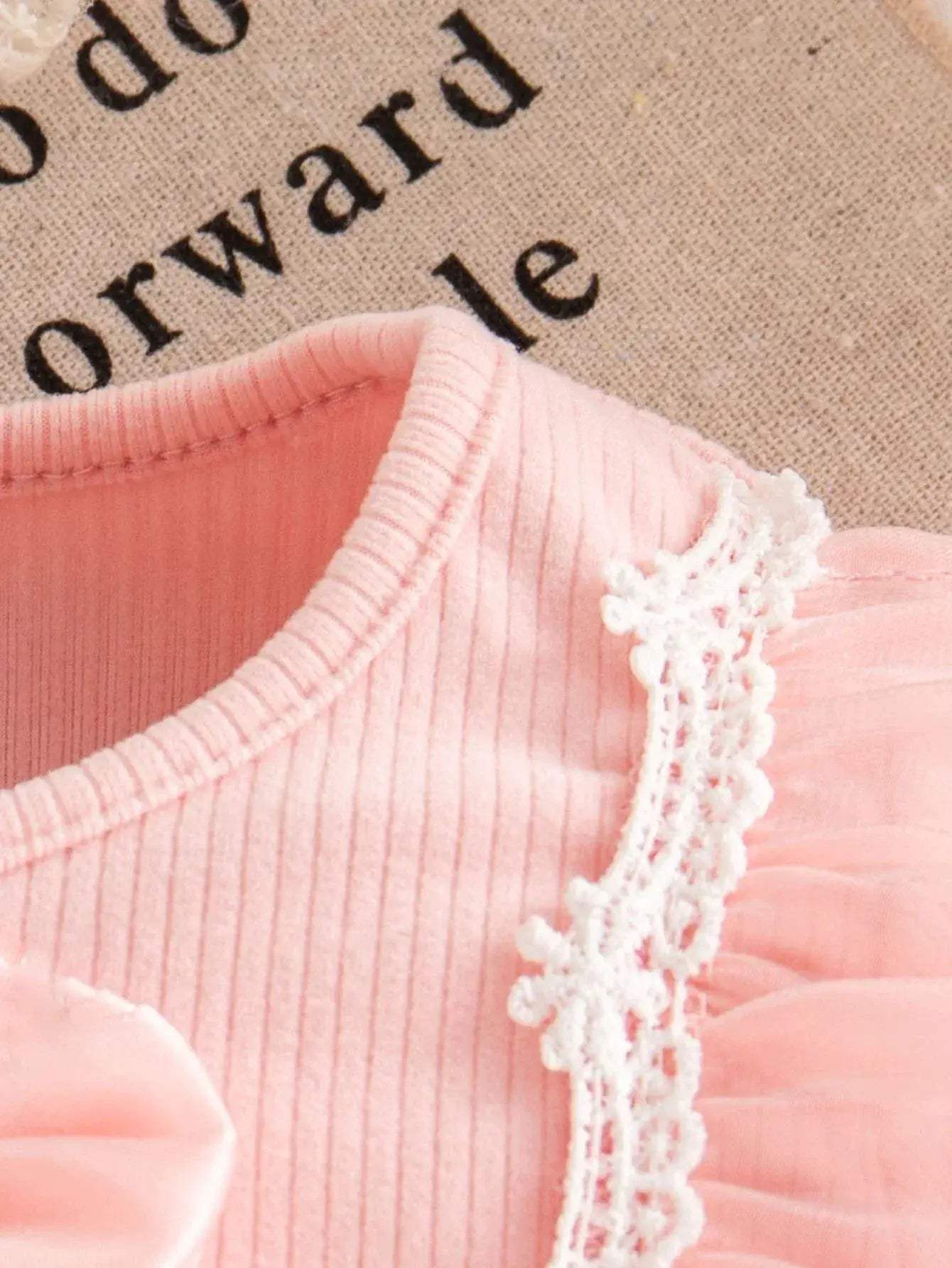 Elegant Knit Princess Gown Dress With Bow Trim Gauze For Toddler Girls Wedding Party - Image 4