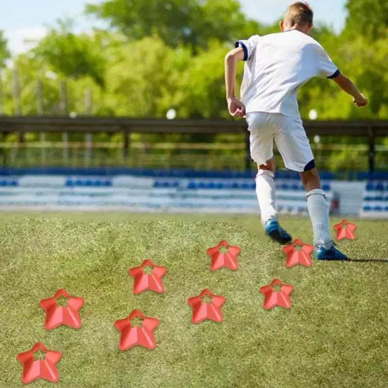Elite Soccer Agility Cones Five Point Star Markers For Training - Image 2