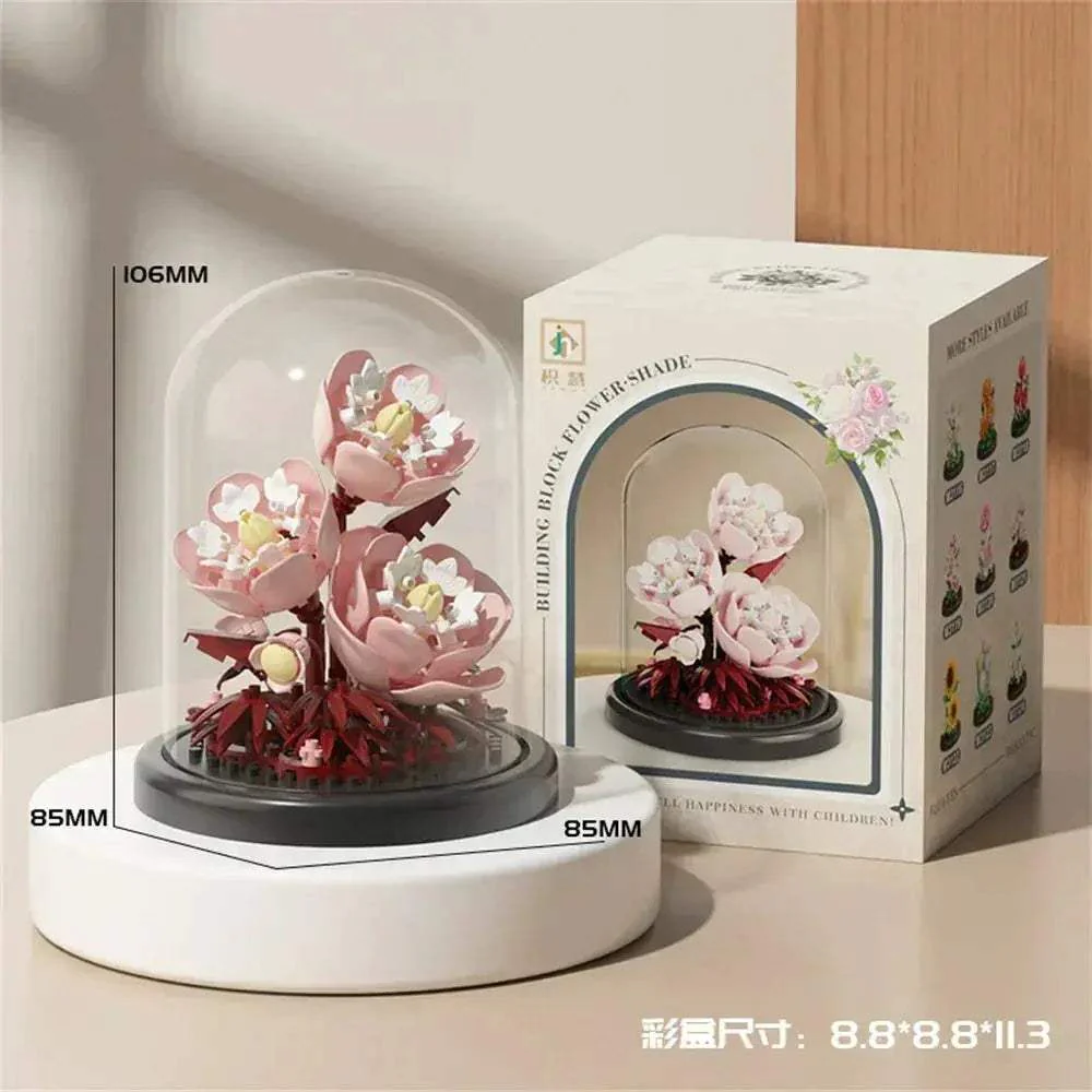 Eternal Flower Bonsai Micro Building Blocks Home Decor Gift - Image 6