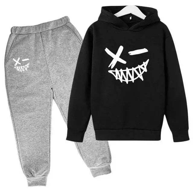 Evil Smile Printed 2024 Baby Summer Clothes for Children From 1 to 12 Years Kids Clothes Boys Child Sets Suit for Girls Boy Set - Image 22