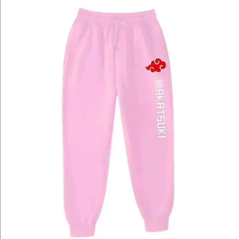Unisex Anime Akatsuki Fleece Jogger Pants For Streetwear - Image 12
