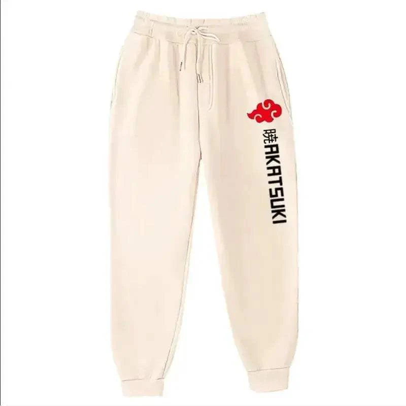Unisex Anime Akatsuki Fleece Jogger Pants For Streetwear - Image 9
