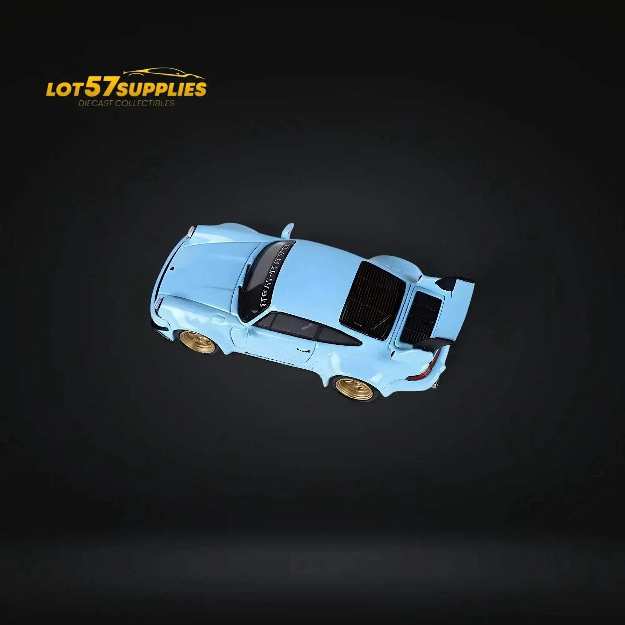 Fast Speed Porsche 964 RWB Tiffany Blue 1:64 - Image 2