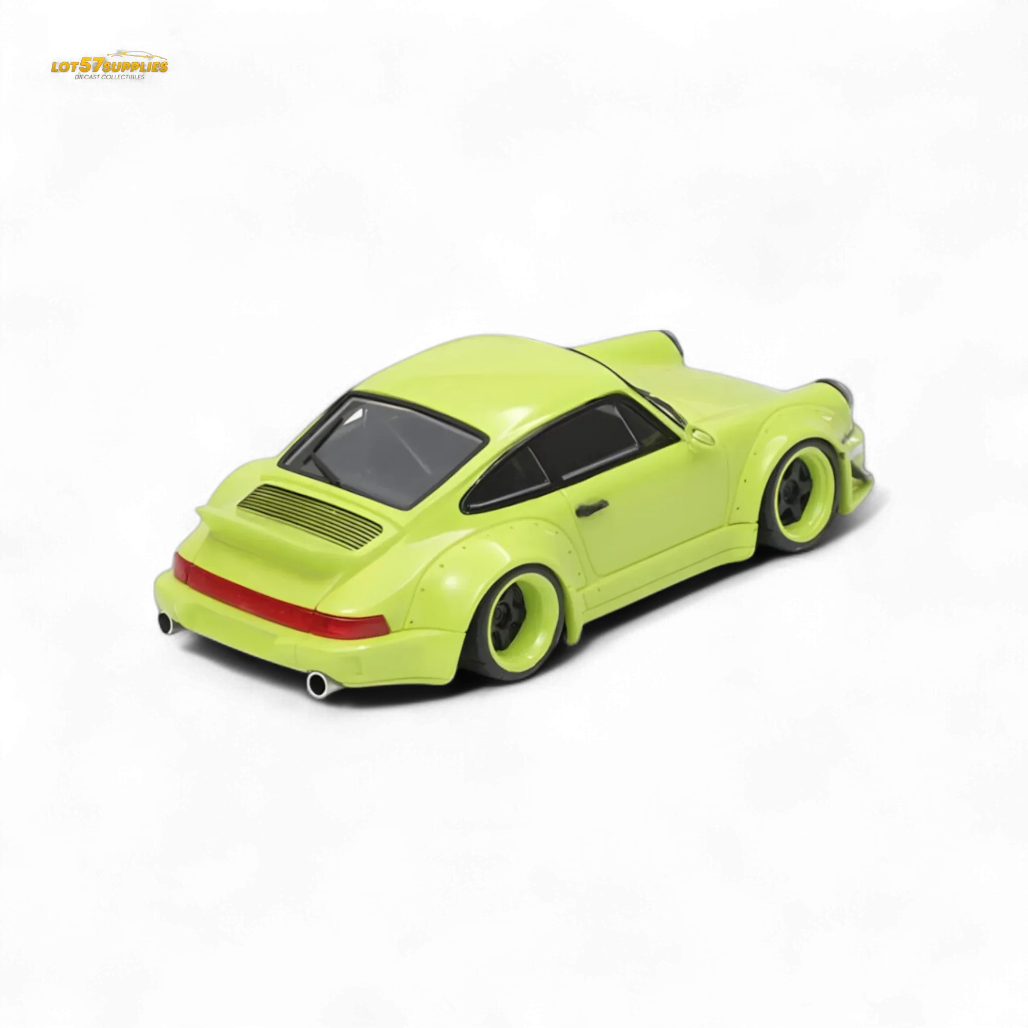 Fast Speed Rauh-Welt RWB964 Wide-Body Duck Wing Green 1:64 - Image 2
