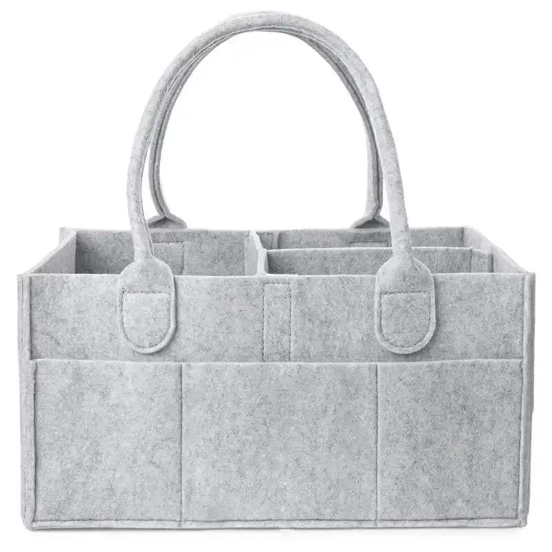Felt Diaper Bag Portable Storage Organizer For Moms - Image 6