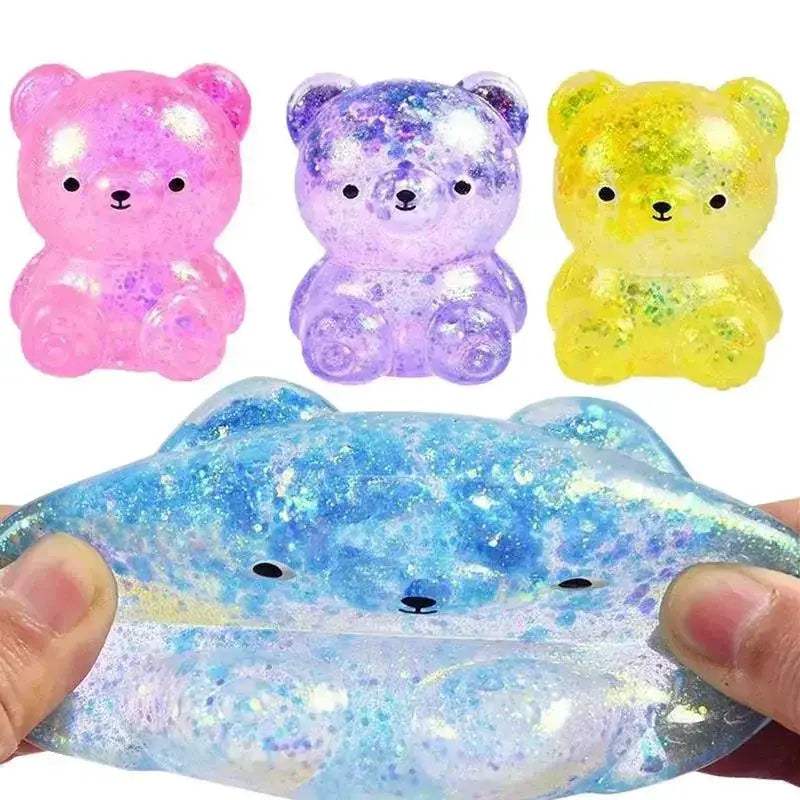 Fidget Toy Bear Anti Stress Plush Squeeze For Anxiety - Image 2
