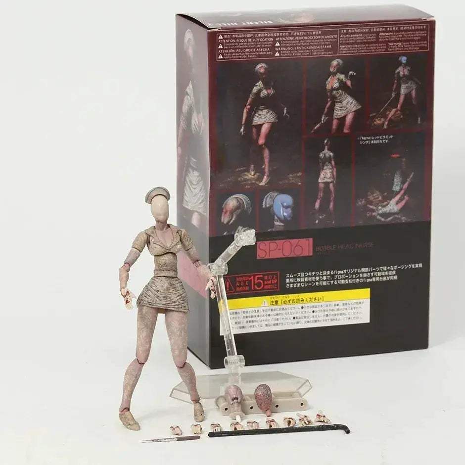 Figma SP-055 Red Pyramid Thing And SP-061 Bubble Head Nurse Action Figures PVC 15 cm Unisex - Image 9