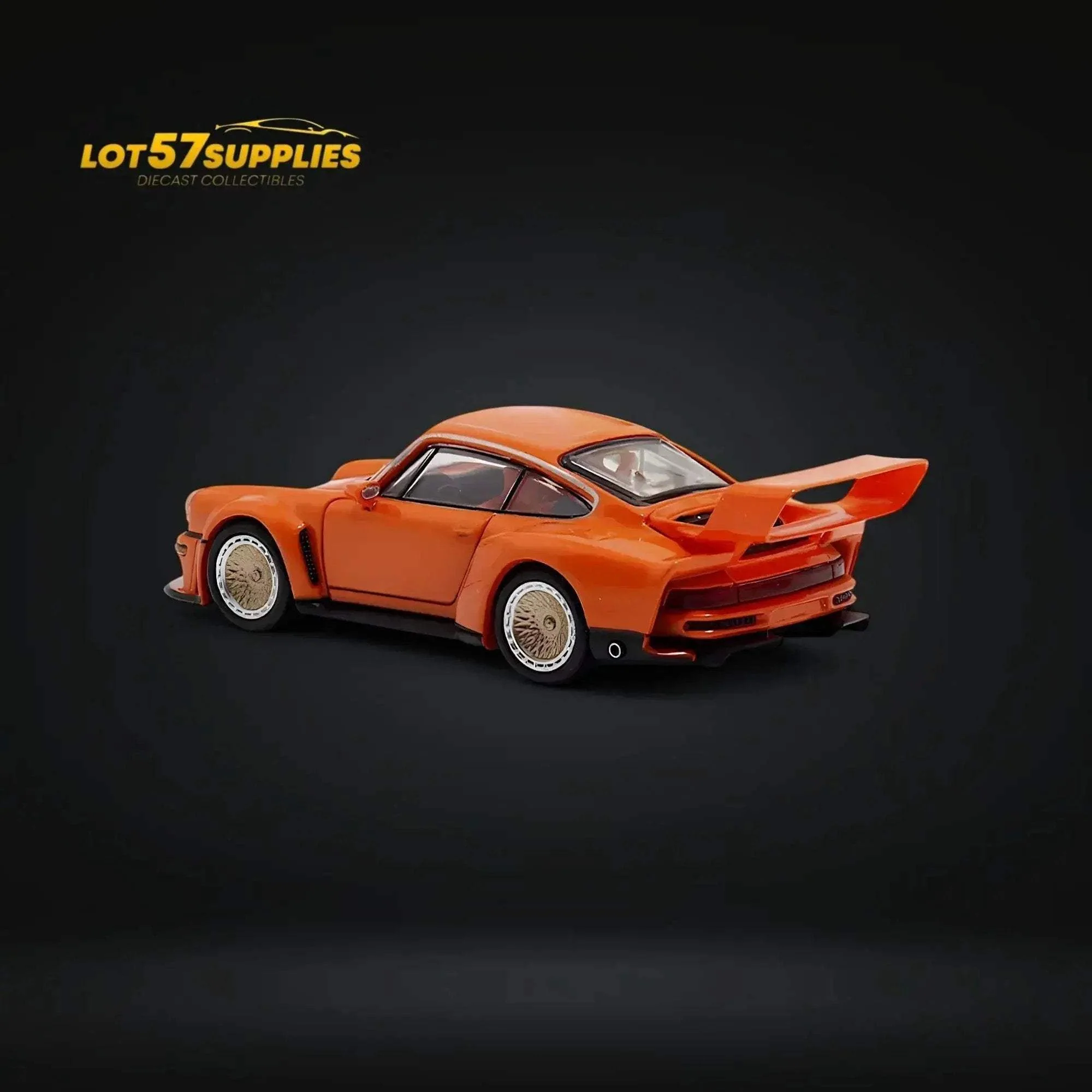 FindClassically Porsche Singer DLS Turbo Orange 1:64 - Image 2