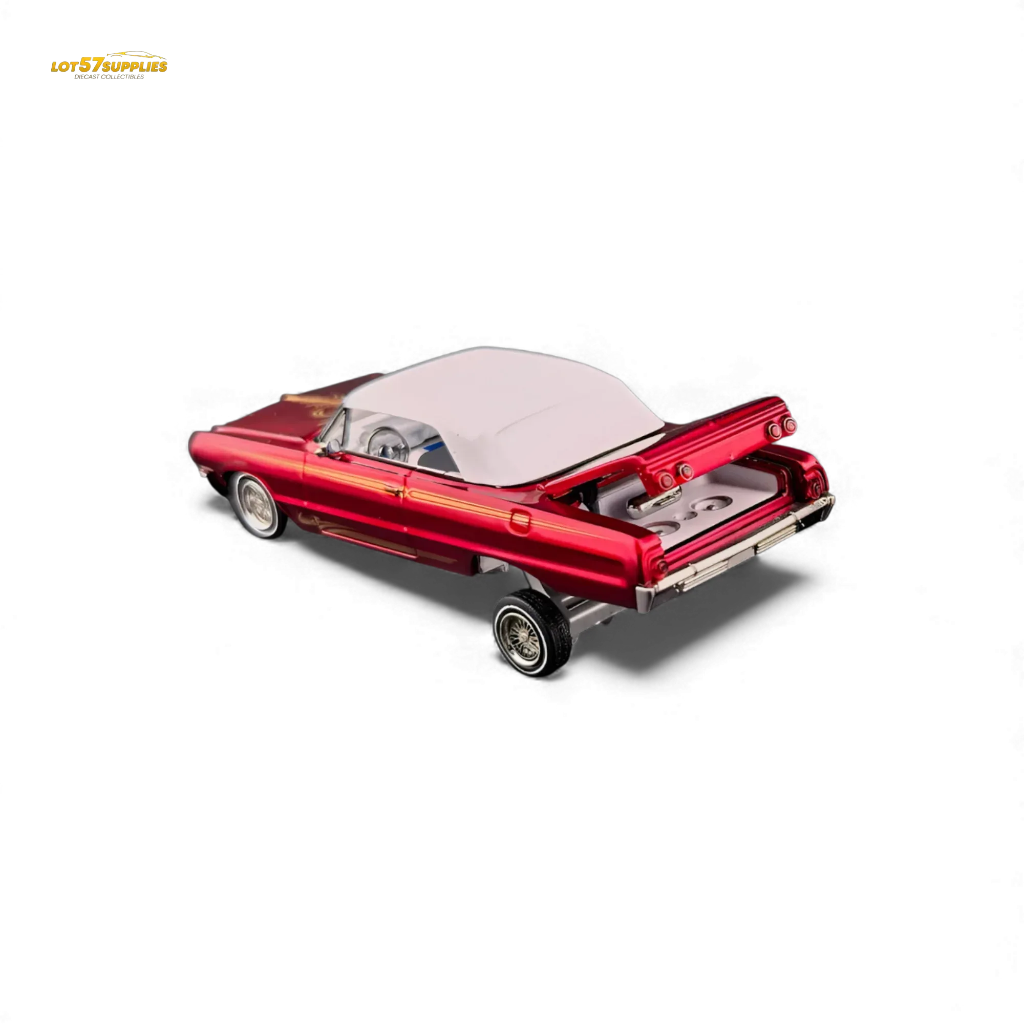 Fine Works64 Chevrolet Impala Transparent Red 1:64 - Image 5