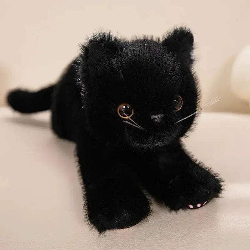 Five Color Plush Cat Toy Soft Stuffed Realistic Kitten Gift - Image 12