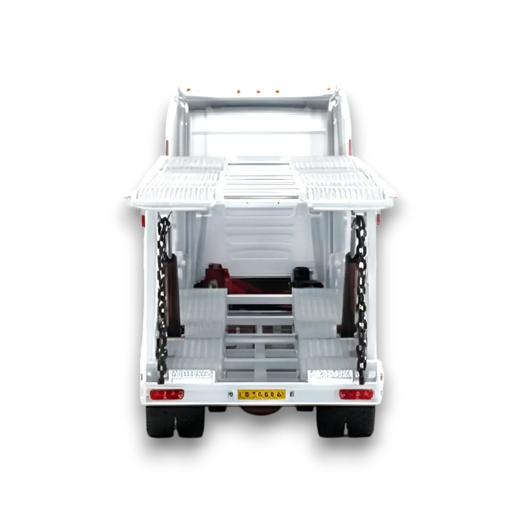 Flame Scania Car Carrier Transport Truck Red White 1:64 - Limited to 299 Pcs - Image 6