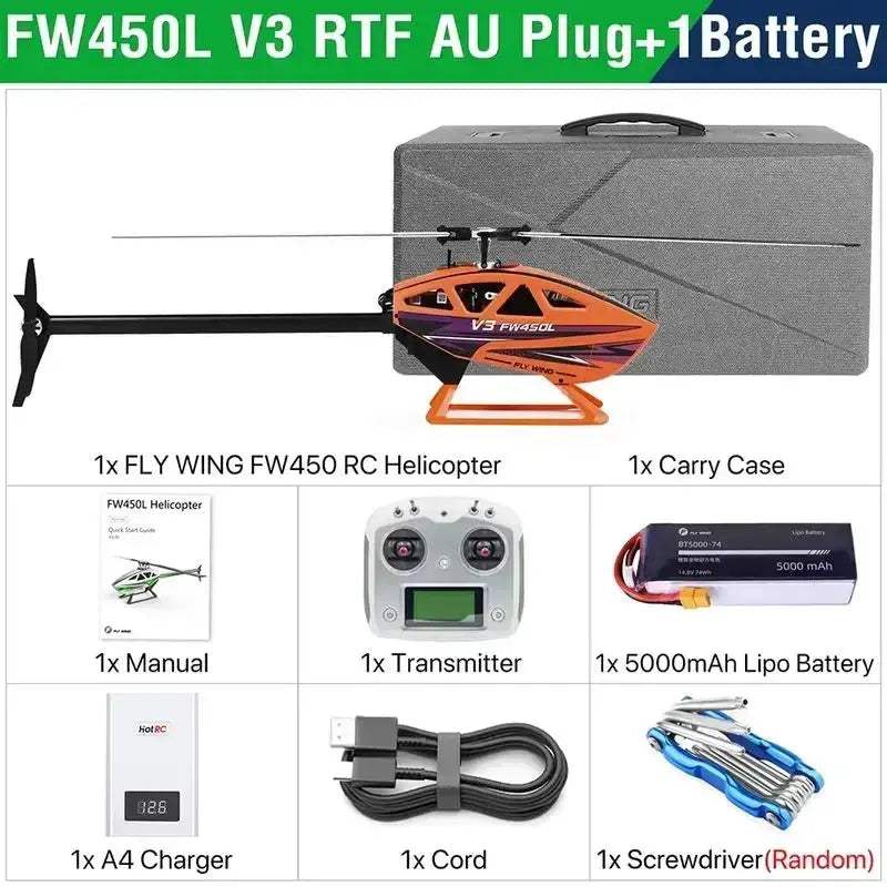 FlyWing FW450L GPS RC Helicopter With Self Stabilization - Image 15
