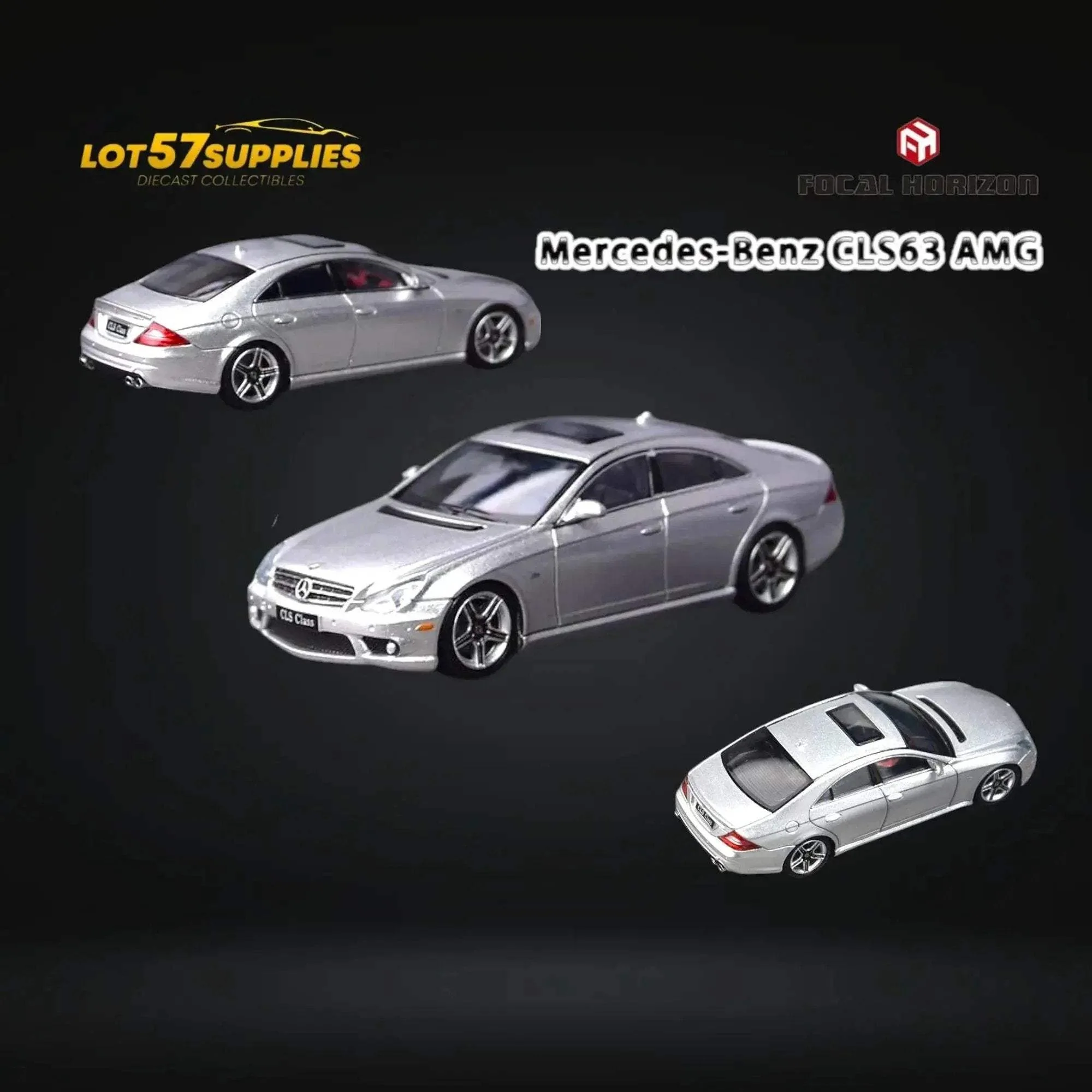Focal Horizon CLS 63 AMG Mk1 C219 Silver 1:64