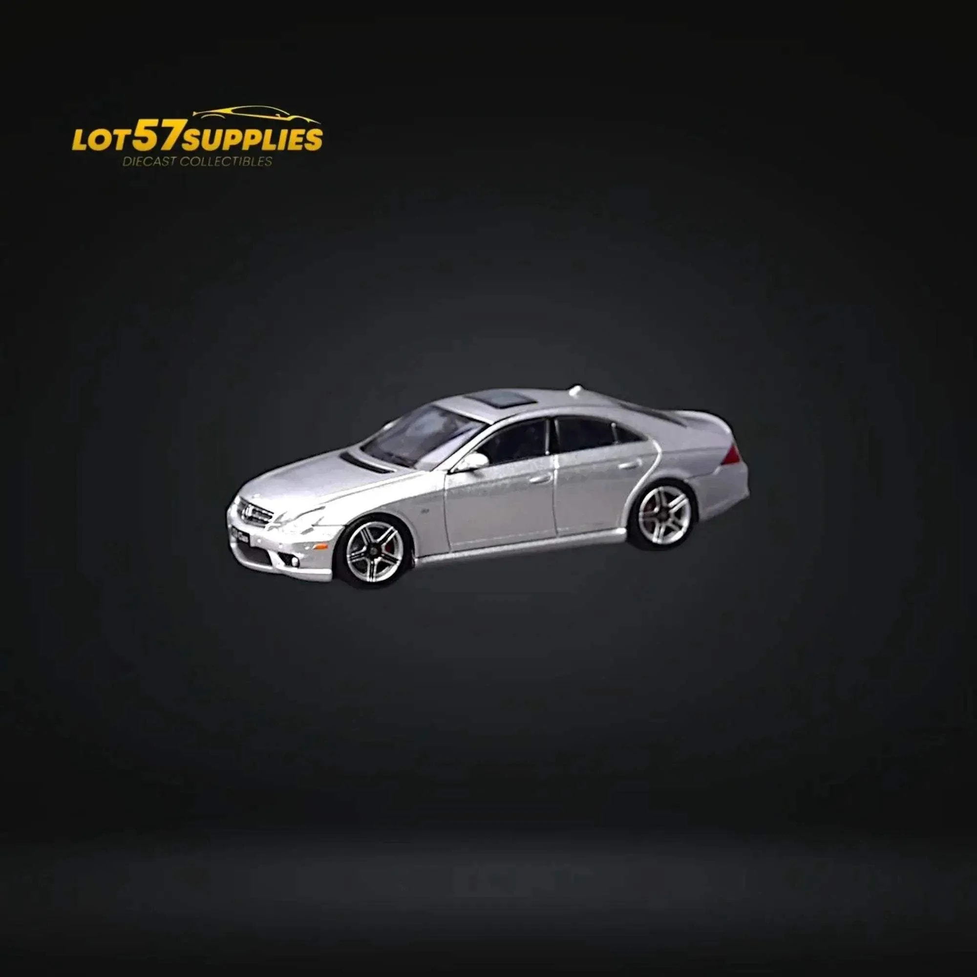 Focal Horizon CLS 63 AMG Mk1 C219 Silver 1:64 - Image 3