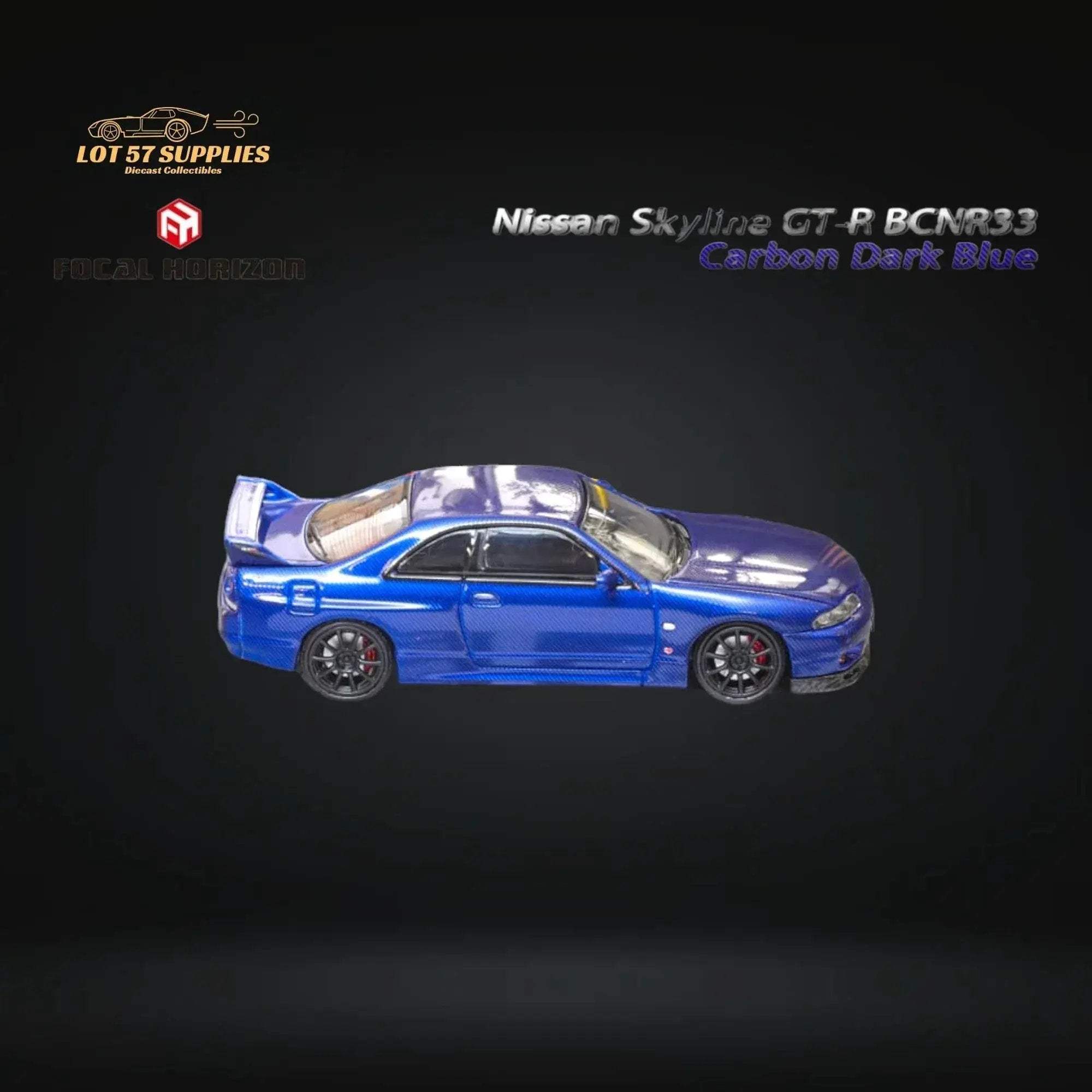 Focal Horizon Skyline GT-R R33 Dark Blue 1:64 - Image 5