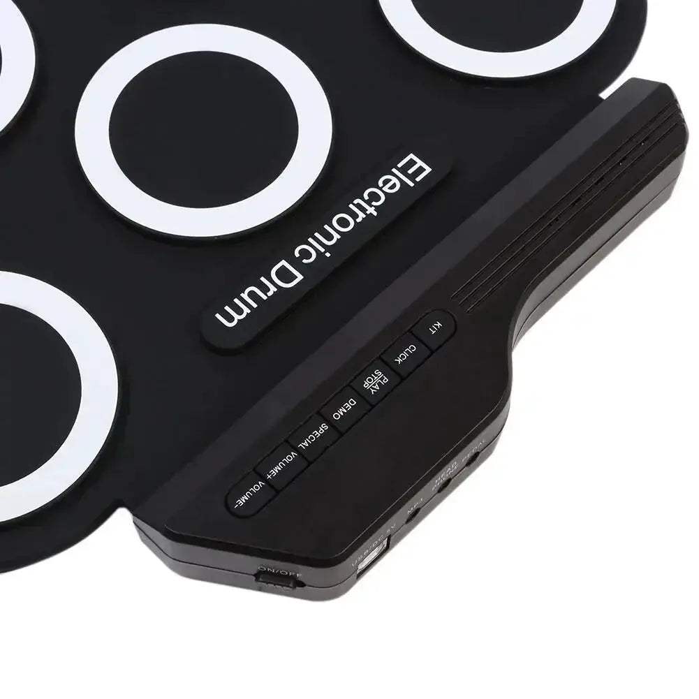 Foldable Silicone Usb Electronic Drum Pad Kit For Portable Practice - Image 4