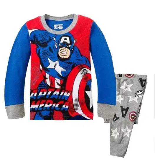 Free Shipping Cotton Pajamas Unisex Long Sleeve Spider Man Cartoon Theme For Kids Ages 4 To 6 - Image 8