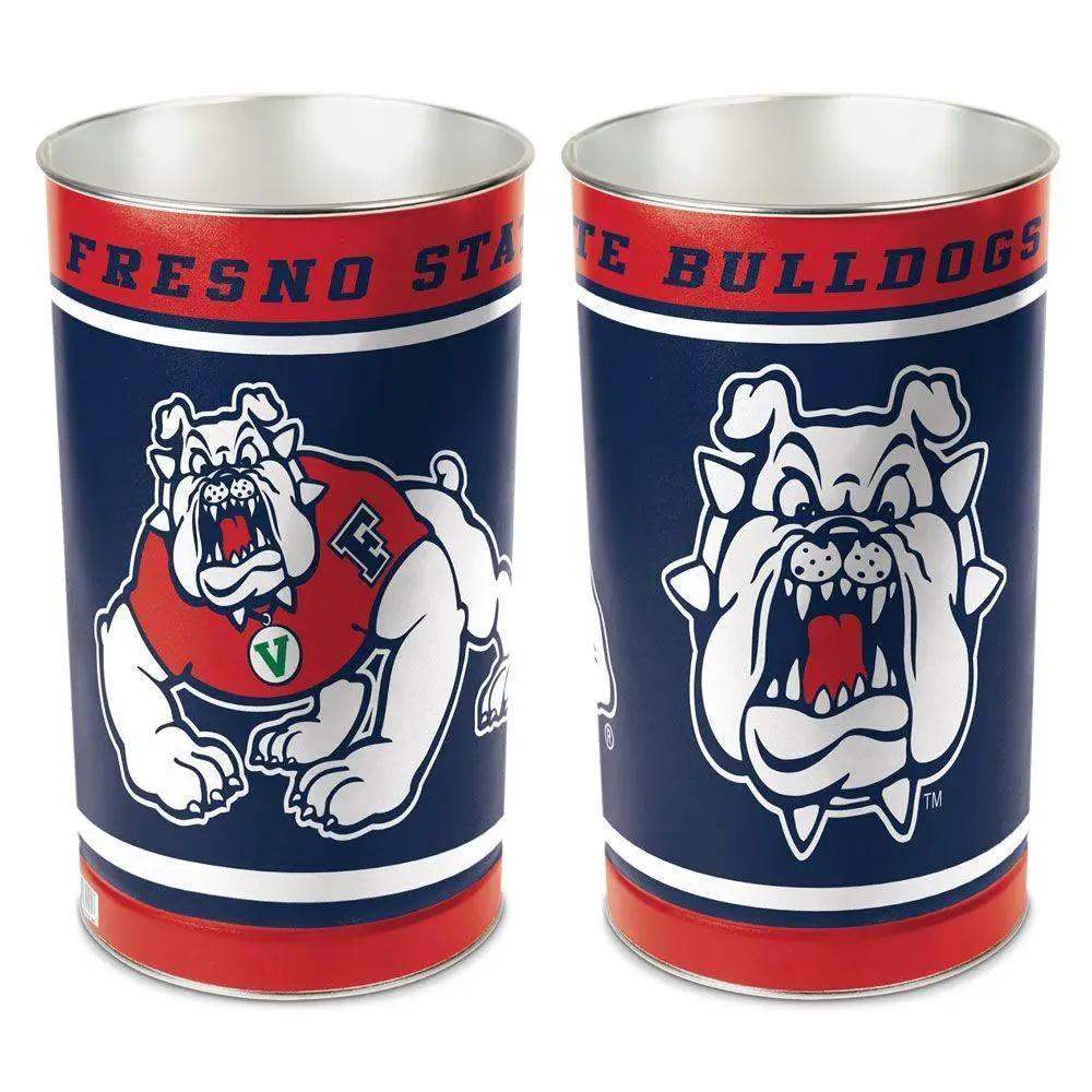 Fresno State Bulldogs Wastebasket 15 Inch Decor Wincraft