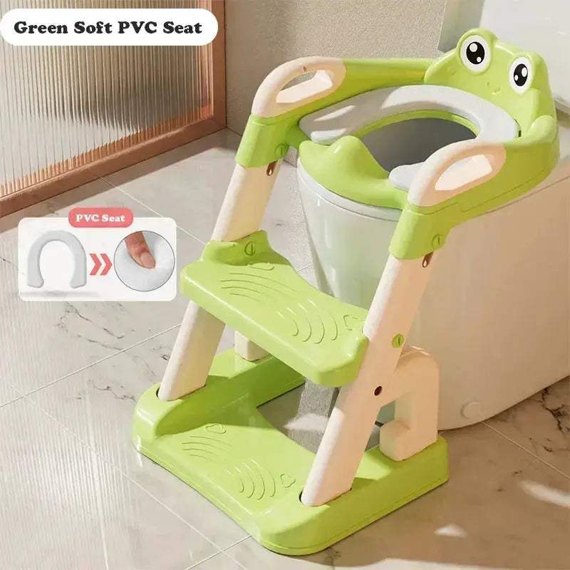 Frog Themed Kids Portable Toilet Potty Training Seat - Image 12