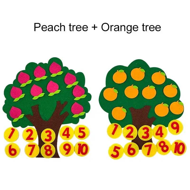 Fruit Tree Felt Puzzle Toy For Developing Early Learning - Image 16