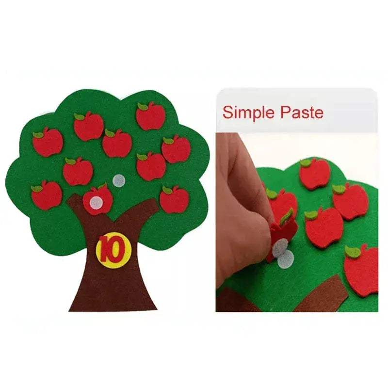 Fruit Tree Felt Puzzle Toy For Developing Early Learning - Image 5