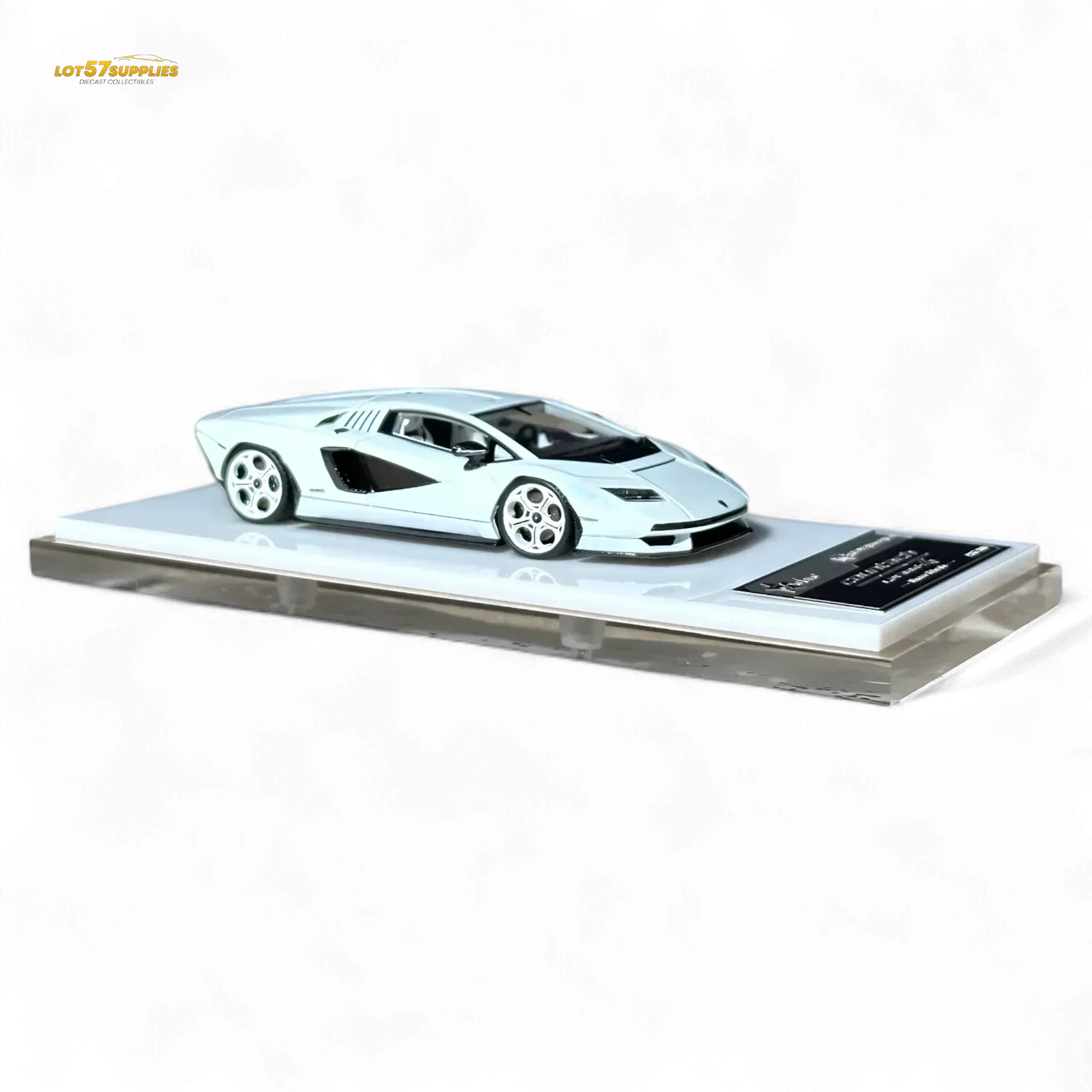 Fuelme Model Lamborghini Countach LPI 800-4 Bianco Siderale 1:64 - Image 6