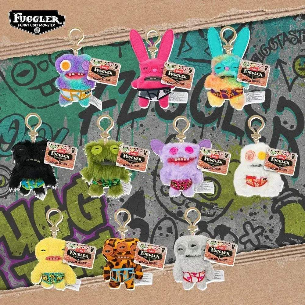 Fuggler Plush Keychain Monster Funny Ugly Cute Rabbit Toy - Image 4