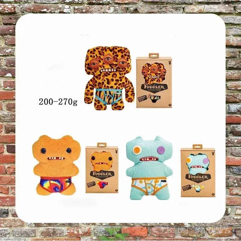 Fuggler Plush Monster With Wide Eyes Soft Stuffed Doll - Image 3