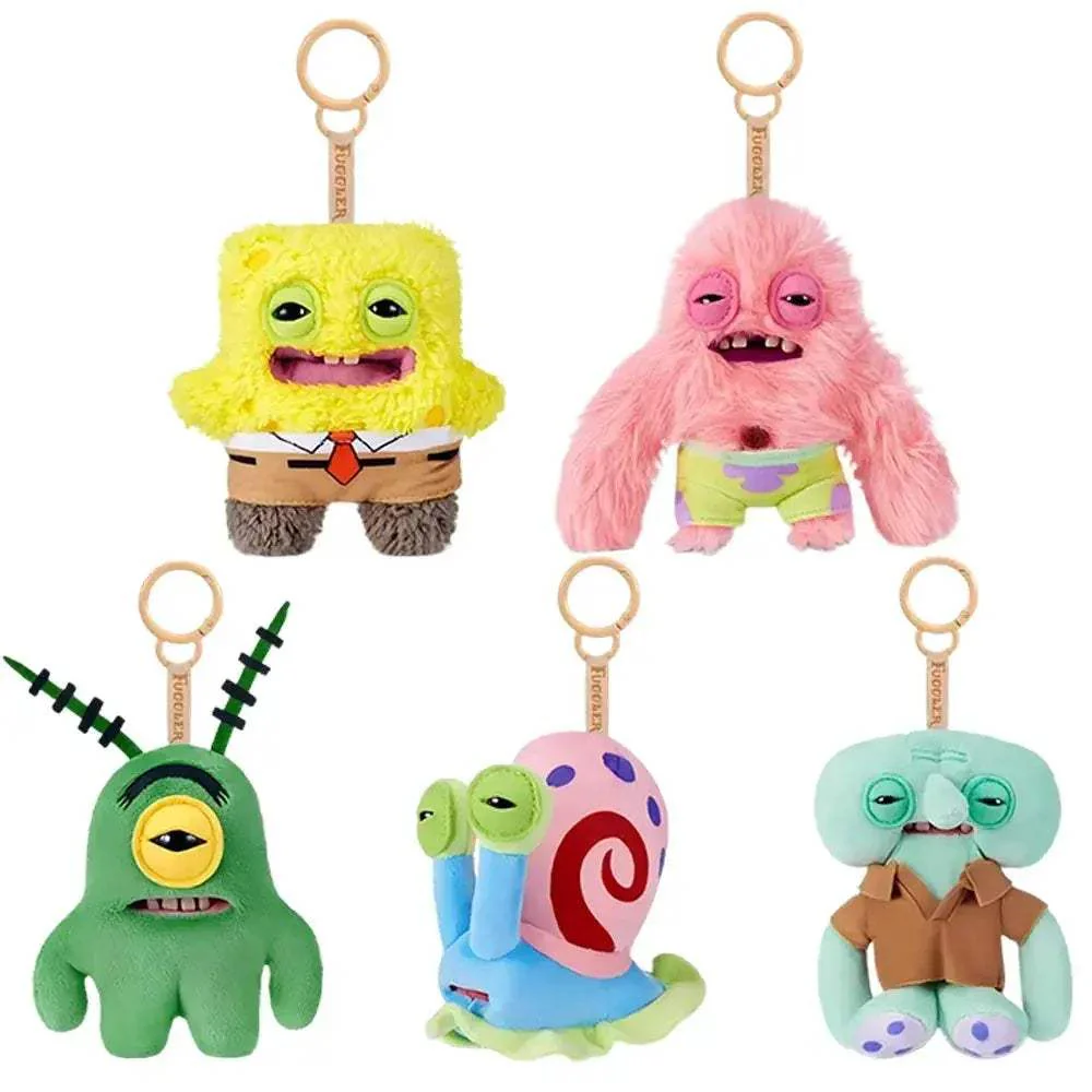 Fuggler SpongeBob Patrick Keychain Plush Bag Charm Ugly Cute - Image 2