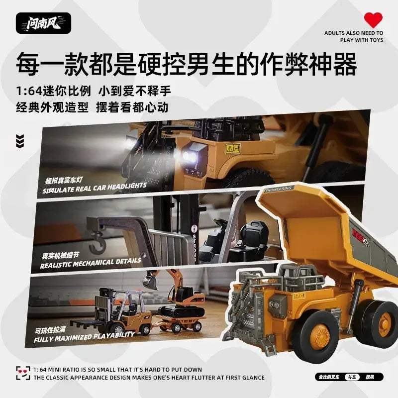 Remote Control Excavator Tipper Truck Metal Build RC - Image 3