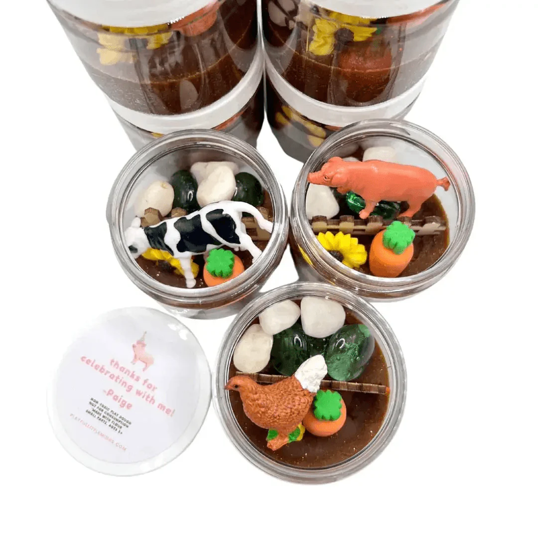 Fun Farm-Themed Play Dough Favors for Kids - Image 4