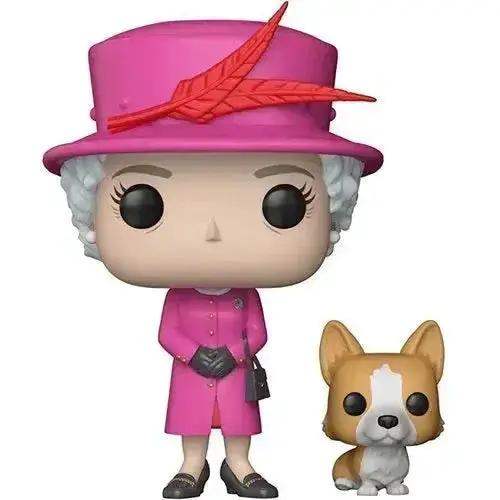 Funko Pop! 01 Royals Queen Elizabeth II w/Corgi Vinyl Figure - Image 2