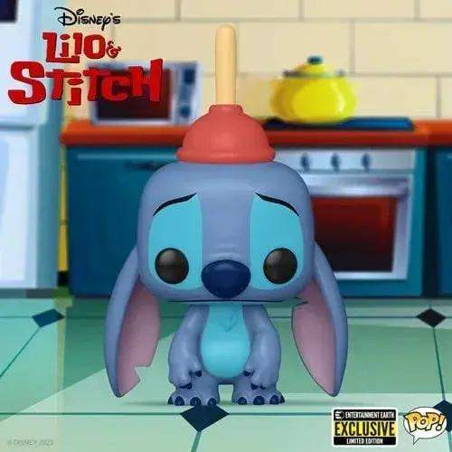 Funko Pop! 1354 Disney - Lilo & Stitch - Stitch with Plunger Vinyl Figure - Entertainment Earth Exclusive - Image 3