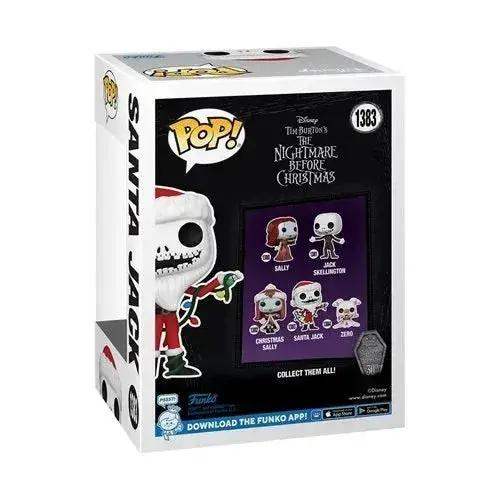 Funko Pop! 1383 - Nightmare Before Christmas 30th Anniversary Santa Jack Scented Vinyl Figure - Entertainment Earth Exclusive - Image 4