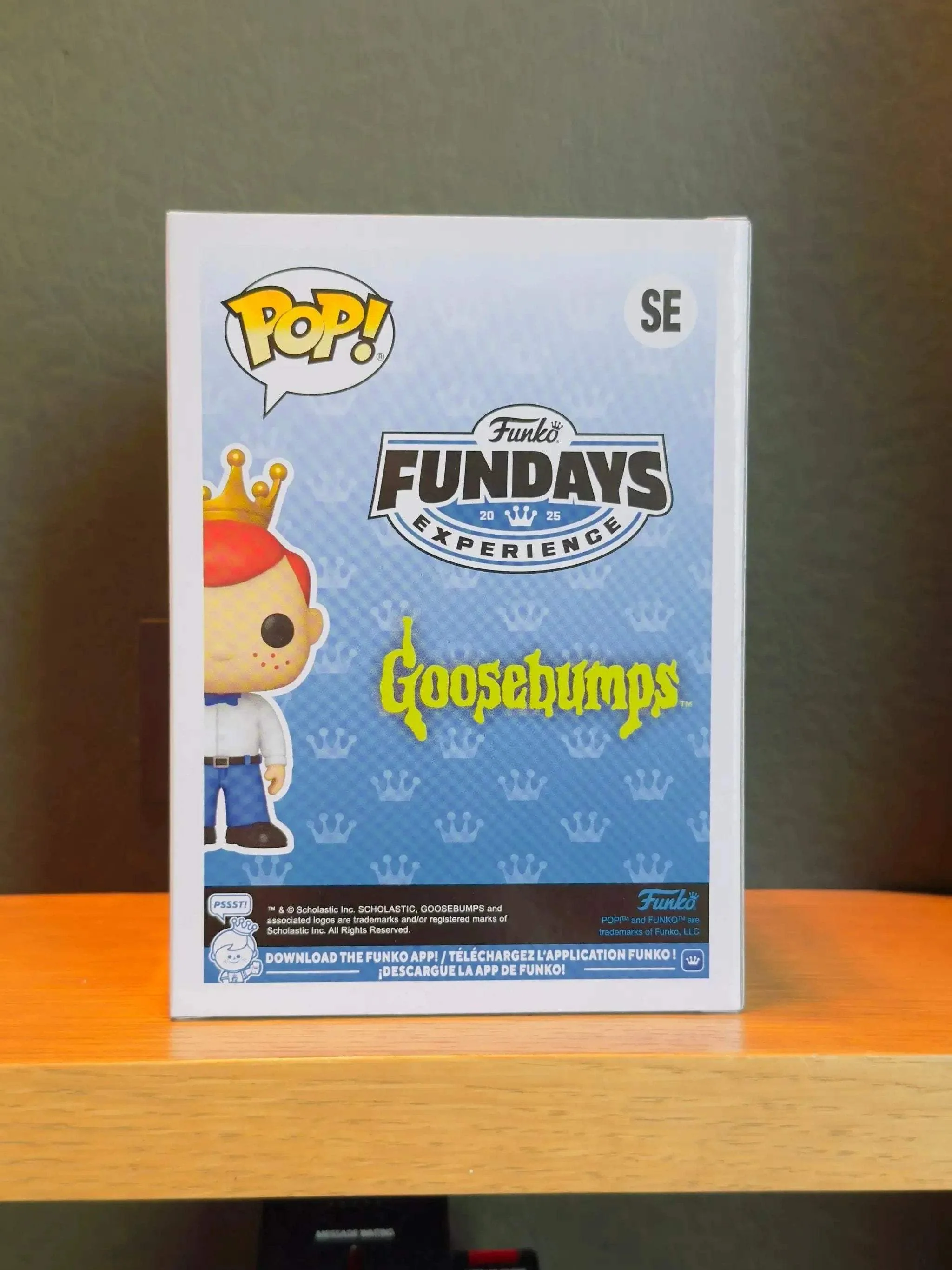 Funko Fundays Experience 2025: Pop! Originals R.L. STINE Freddy Funko as Night of the Living Dummy (Glow in the Dark) LE500 - Image 4