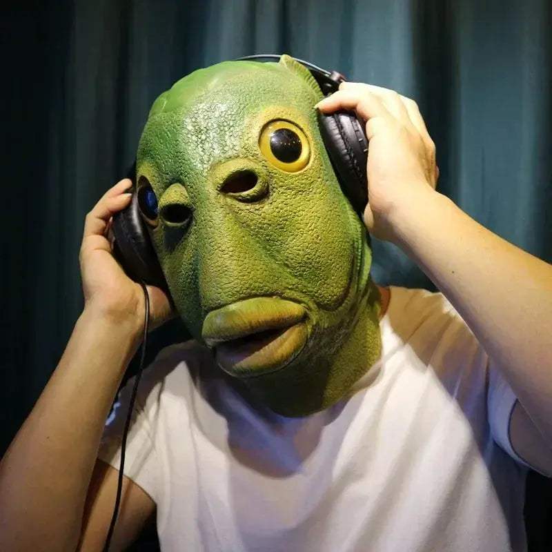 Funny Fish Head Mask for Halloween Cosplay and Parties - Image 3