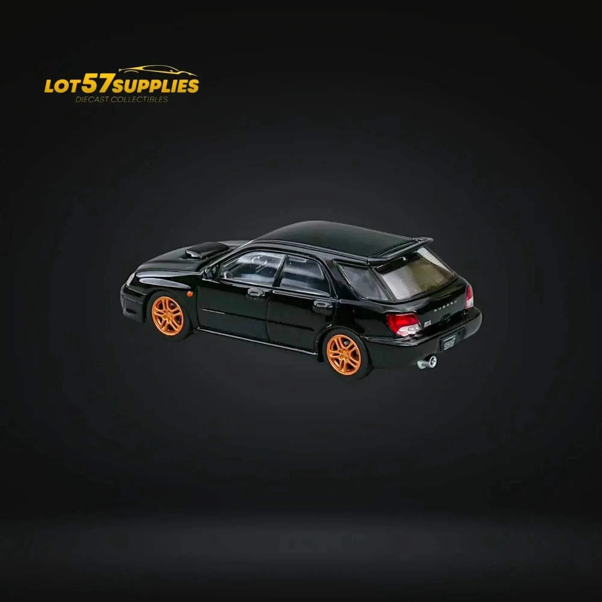 Furuya Subaru Impreza STi GD 8th Gen Wagon Black 1:64 - Image 2